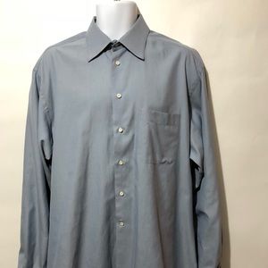 Ermenegildo Zegna Dress Shirt Botton Front XL